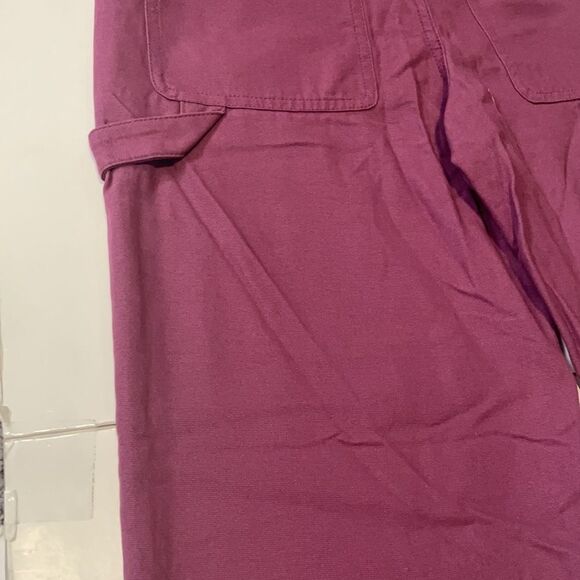 Gap high rise Cargo pants, mauve/ purple, 100% cotton. size 4P NWT - Picture 10 of 15
